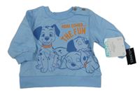 Nové - Modrá mikina s pejsky Dunnes Stores