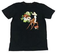 Černé tričko s Bambim