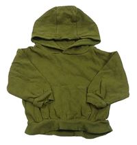 Khaki mikina s kapucí Primark