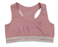 Světlerůžová sportovní lambáda s logem Pineapple