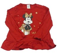 Červené triko s Minnie Disney