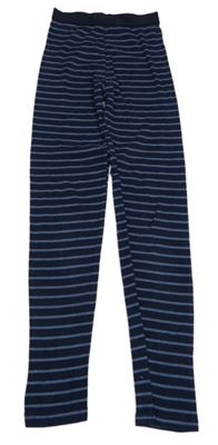 Tmavomodro-modré pruhované spodní kalhoty C&A