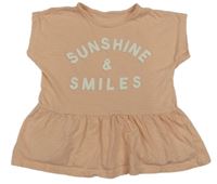 Lososové tričko s nápisem George