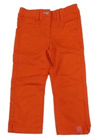 Červené plátěné kalhoty S. Oliver