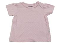 Světlerůžové puntíkaté tričko Blue seven