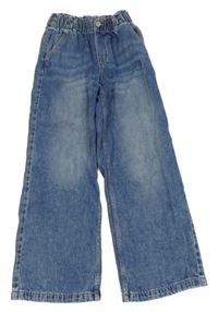Modré wide leg rifle H&M