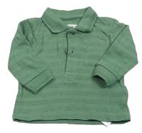 Zelené vzorované polo triko Primark