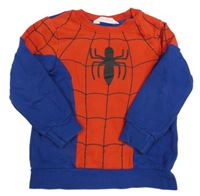 Tmavomodro-červená mikina se Spider-manem H&M