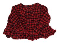 Červeno-černá kostkovaná halenka Primark