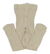 Béžové melírované punčocháče H&M