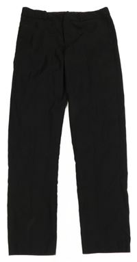 Černé společenské slim fit kalhoty H&M