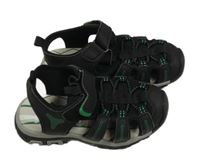 Černé koženo/textilní funkční sandály Crane vel. 26