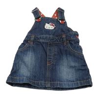 Tmavomodré laclové riflové šaty s Kitty H&M