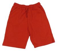 Červené teplákové kraťasy Next