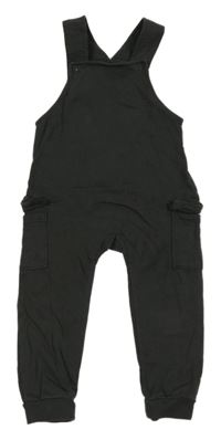Antracitové laclové tepláky H&M