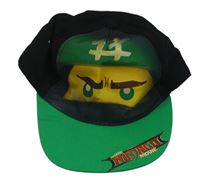 Černo-zelená plátěná kšiltovka s lego NINJAGO LEGO