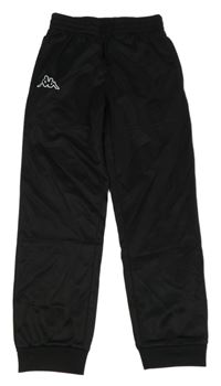 Černé sportovní tepláky s logem Kappa