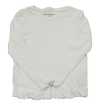 Bílé žebrované triko PRIMARK