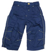 Tmavomodré plátěné kalhoty George