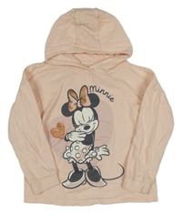 Růžová mikina s Minnie a kapucí George