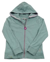 Světlezelená propínací mikina s kapucí A Punto