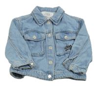 Modrá riflová bunda s Minnie Zara