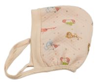 Růžový čepeček se zvířaty