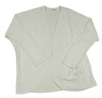 Bílý krajkový cardigan H&M
