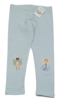 Nové - Světlemodré legíny s vílami Next