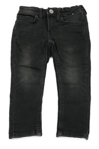 Černé teplákové skinny rifle H&M