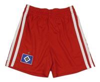Červené fotbalové kraťasy - Hamburg SV Adidas