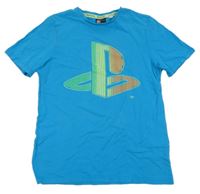 Modré tričko s logem PlayStation