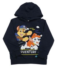 Tmavomodrá mikina s Paw Patrol a kapucí Nickelodeon