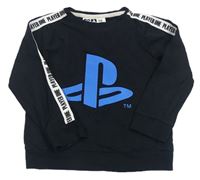 Černé pyžamové triko s PlayStation Primark