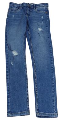 Světlemodré skinny rifle ZARA