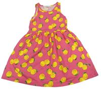 Růžovo-žluté šaty s citrony H&M