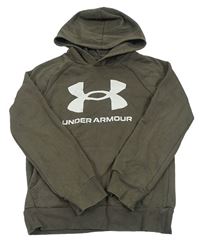 Tmavošedá mikina s logem a kapucí Under Armour