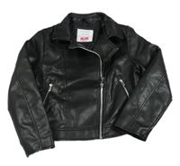 Černý koženkový křivák Primark