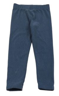 Tmavomodré úpletové legíny Nutmeg