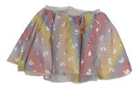 Barevná tylová sukně s duhami Kiki&Koko