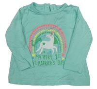 Mintové triko s jednožcem dunnes