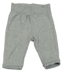 Šedé melírované tepláky 