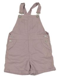 Pudrové riflové laclové kraťasy H&M