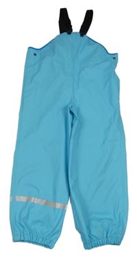 Modré nepromokavé laclové kalhoty H&M