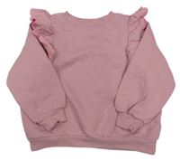 Růžová mikina s volánky H&M