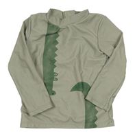 Khaki UV triko s krokodýlem George