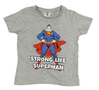 Šedé tričko se Supermanem 