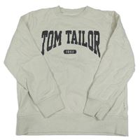 Bílá mikina s logem Tom Tailor