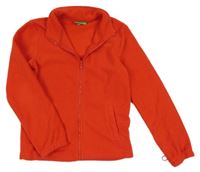 Červená fleecová propínací funkční mikina zn. Mountain Warehouse
