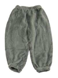 Šedé plyšové domácí kalhoty Shein